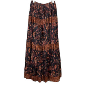Cactus Flower Western Rodeo Broom Skirt women’s average OS elastic waist USA